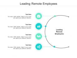 Leading remote employees ppt powerpoint presentation styles templates cpb