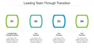 Leading team through transition ppt powerpoint presentation portfolio graphics pictures cpb