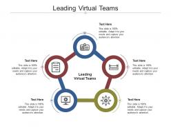 Leading virtual teams ppt powerpoint presentation model pictures cpb