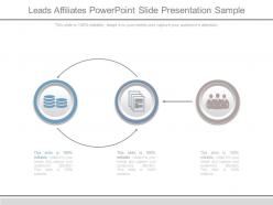 Leads affiliates powerpoint slide presentation sample
