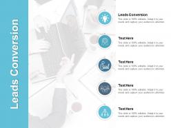 Leads conversion ppt powerpoint presentation infographics format cpb