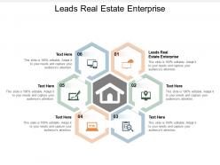 Leads real estate enterprise ppt powerpoint presentation portfolio good cpb