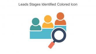 Leads Stages Identified Colored Icon In Powerpoint Pptx Png And Editable Eps Format