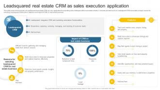 Leadsquared Real Estate CRM As Sales Leveraging Effective CRM Tool In Real Estate Company