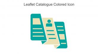 Leaflet Catalogue Colored Icon In Powerpoint Pptx Png And Editable Eps Format