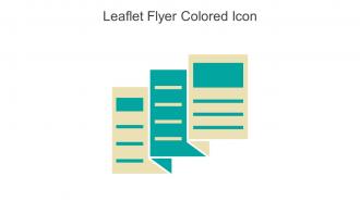 Leaflet Flyer Colored Icon In Powerpoint Pptx Png And Editable Eps Format