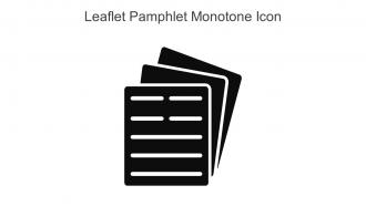 Leaflet Pamphlet Monotone Icon In Powerpoint Pptx Png And Editable Eps Format