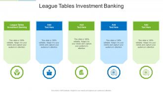 League Tables Investment Banking In Powerpoint And Google Slides Cpb