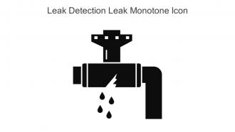 Leak Detection Leak Monotone Icon In Powerpoint Pptx Png And Editable Eps Format