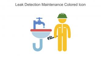 Leak Detection Maintenance Colored Icon In Powerpoint Pptx Png And Editable Eps Format