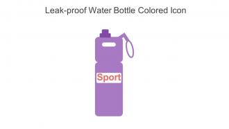 Leak Proof Water Bottle Colored Icon In Powerpoint Pptx Png And Editable Eps Format