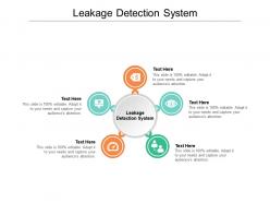 Leakage detection system ppt powerpoint presentation portfolio good cpb