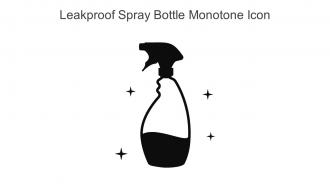 Leakproof Spray Bottle Monotone Icon In Powerpoint Pptx Png And Editable Eps Format