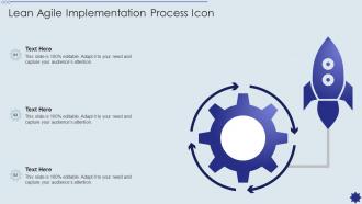 Lean Agile Implementation Process Icon