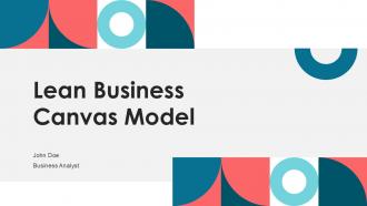 Lean Business Canvas Model PPT Summary ACP