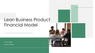 Lean Business Product Financial Model PPT Slides ACP Lean Business Product Financial Model PPT Slides ACP