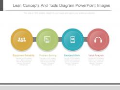 Lean concepts and tools diagram powerpoint images