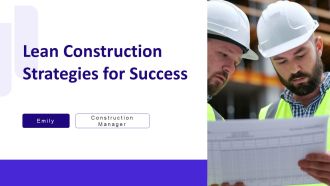 Lean Construction Strategies For Success PPT Guidelines AT