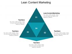 Lean content marketing ppt powerpoint presentation layouts layout cpb