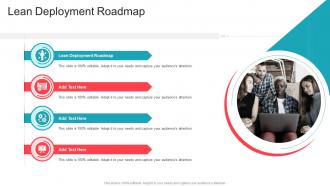 Lean Deployment Roadmap In Powerpoint And Google Slides Cpb