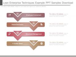 Lean enterprise techniques example ppt samples download