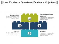 Lean excellence operational excellence objectives operational excellence strategy cpb