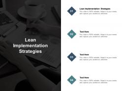 Lean implementation strategies ppt powerpoint presentation layouts templates cpb