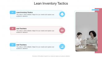 Lean Inventory Tactics In Powerpoint And Google Slides Cpb