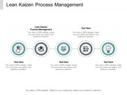 Lean kaizen process management ppt powerpoint presentation professional show cpb