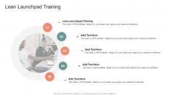 Lean Launchpad Training In Powerpoint And Google Slides Cpb
