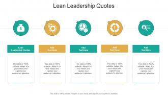Lean Leadership Quotes In Powerpoint And Google Slides Cpb