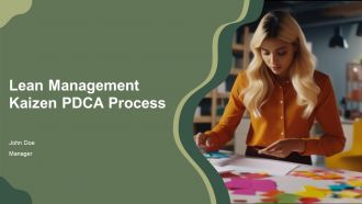 Lean Management Kaizen PDCA Process PPT Designs AT