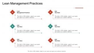Lean Management Practices In Powerpoint And Google Slides Cpb