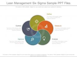 Lean management six sigma sample ppt files
