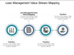 Lean management value stream mapping ppt powerpoint presentation portfolio graphics cpb