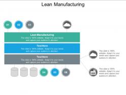 Lean manufacturing ppt powerpoint presentation pictures diagrams cpb