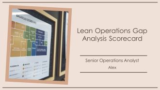 Lean Operations Gap Analysis Scorecard PPT Information AT
