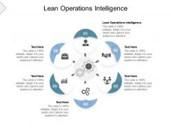 Lean operations intelligence ppt powerpoint presentation professional graphics example cpb