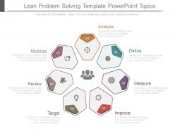 Lean problem solving template powerpoint topics