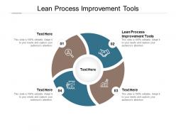 Lean process improvement tools ppt powerpoint presentation file clipart images cpb
