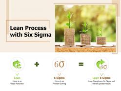 Lean process with six sigma
