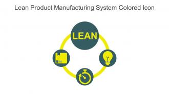Lean Product Manufacturing System Colored Icon In Powerpoint Pptx Png And Editable Eps Format