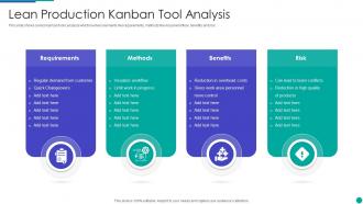 Lean Production Kanban Tool Analysis