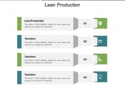 Lean production ppt powerpoint presentation model graphics tutorials cpb