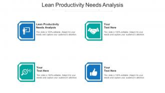 Lean productivity needs analysis ppt powerpoint presentation layouts design ideas cpb