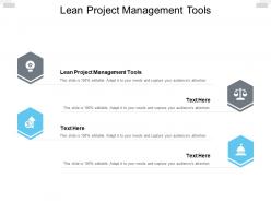 Lean project management tools ppt powerpoint presentation pictures cpb