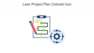 Lean Project Plan Colored Icon In Powerpoint Pptx Png And Editable Eps Format
