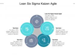Lean six sigma kaizen agile ppt powerpoint presentation slides grid cpb
