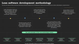 Lean Software Development Methodology Agile Methods IT Project
