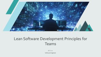 Lean Software Development Principles For Teams PPT Structure AT